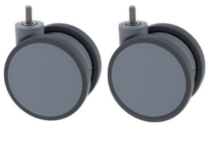 КОЛЕСО ПОВОРОТНОЕ БЕЗ ТОРМОЗА Ø125ММ (КОМПЛЕКТ 2ШТ) RATIONAL 87.01.933S