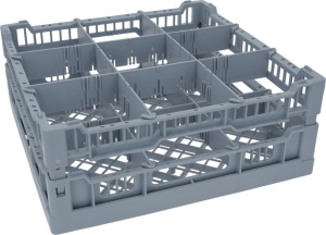 ЛОТОК ДЛЯ СТАКАНОВ 400X400X140 ММ