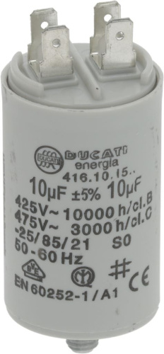 3068016. КОНДЕНСАТОР DUCATI 10ΜF 450В 50/60ГЦ