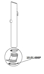 ХОМУТ Ø82ММ RATIONAL 10.01.686P