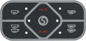 МЕМБРАНА КНОПОЧНОЙ ПАНЕЛИ 5 КНОПОК