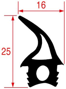 УПЛОТНИТЕЛЬ ДВЕРЦЫ ПЕЧИ