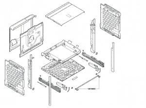 ЗАЖИМ ДЛЯ ДУХОВОГО ШКАФА BOSCH 12016602
