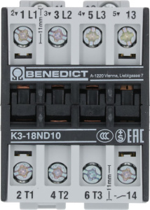 КОНТАКТОР BENEDIKT/JAGER  K3-18ND10 ELECTROLUX PROFESSIONAL 003598
