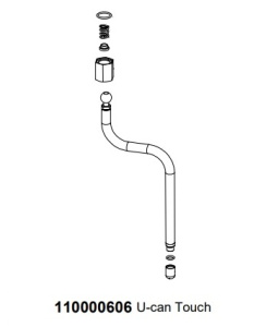 ТРУБКА КАПУЧИНАТОРА КОМПЛЕКТ NUOVA SIMONELLI 110000606
