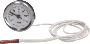 ТЕЛЕТЕРМОМЕТР БЕЛЫЙ Ø 52 ММ 0-120°C
