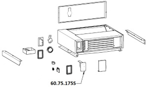 КРЫШКА ЭЛЕКТРОЩИТКА ПЕРЕДНЯЯ RATIONAL 60.75.175S