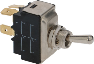 ДВУПОЛЮСНЫЙ РЫЧАЖНОЙ ПЕРЕКЛЮЧАТЕЛЬ 16 A, 250 В