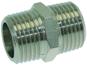 НИКЕЛИРОВАННЫЙ ПАТРУБОК Ø 1/2"M-1/2"M
