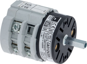 ПАКЕТНЫЙ ПЕРЕКЛЮЧАТЕЛЬ, ПОЗИЦИИ 0-1 12А 400В