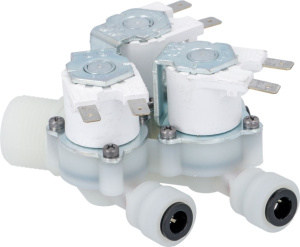 ЭЛЕКТРОМАГНИТНЫЙ КЛАПАН 3-Х ХОДОВОЙ RPE 180° Ø 8 ММ