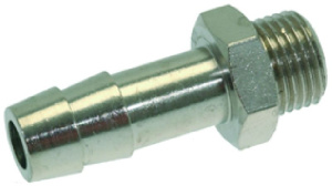 НИКЕЛИРОВАННЫЙ ПАТРУБОК ДЛЯ ШЛАНГА Ø 1/8"M Ø 8