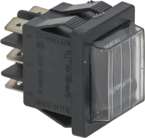 3319375. ДЕВИАТОР ДВУХПОЛЮСНЫЙ ЧЕРНЫЙ 16А 250В