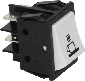 ПЕРЕКЛЮЧАТЕЛЬ БИПОЛЯРНЫЙ БЕЛЫЙ 250В