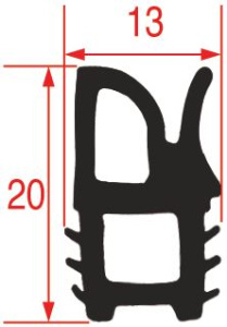ПРОКЛАДКА РАМЫ ДУХОВКИ, 1000 ММ