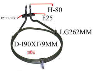 RESISTENZA ANULARE BOSCH 00791579