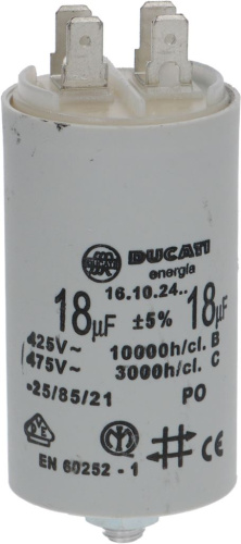 3068026. КОНДЕНСАТОР 18МКФ 450В 50/60ГЦ