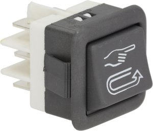 СЕРЫЙ ДВУХПЛЮСНЫЙ ПЕРЕКЛЮЧАТЕЛЬ 250В 16А