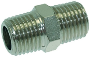 НИКЕЛИРОВАННЫЙ ПАТРУБОК Ø 1/8"M-1/8"M