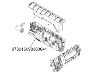 ПЛАТА УПРАВЛЕНИЯ EDR128 ELECTROLUX 973916098380041