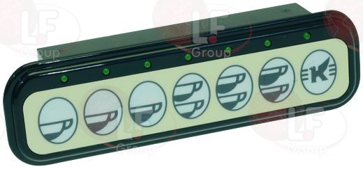 5032606. 7-КНОПОЧНАЯ ЧЕРНАЯ ПАНЕЛЬ