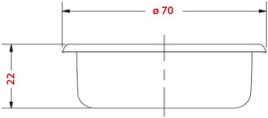 ФИЛЬТР ТОЧНЫЙ 2 ПОРЦ. 14/16 ГР H22