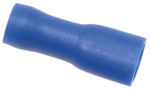СИНЕЕ ГНЕЗДО С ПЛОСКИМИ КОНТАКТАМИ F 4,8X0,8 ММ 100 ШТ