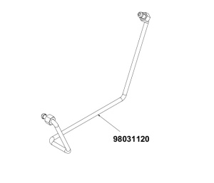ТРУБКА БОЙЛЕРА ДОЗИРОВОЧНАЯ ПРАВАЯ AURELIA NUOVA SIMONELLI 98031120