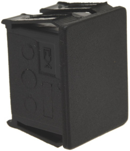 КРЫШКА НА ОТВЕРСТИЕ, ЧЕРНАЯ 22X30 ММ