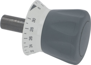 СЕРАЯ  РУКОЯТКА ТАЙМЕРА Ø 18X104 ММ