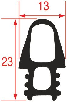 3186387. УПЛОТНИТЕЛЬ ДВЕРИ ПЕЧИ 620x699 ММ