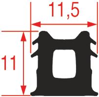 GUARNIZIONE FACCIATA 1900 MM LAINOX LAR70042860