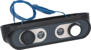 ПАНЕЛЬ С НАКОННЫМИ ОВАЛЬНЫМИ КНОПКАМИ ВКЛ-ВЫКЛ