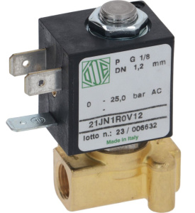 КЛАПАН ЭЛЕКТРОМАГНИТНЫЙ 2-ХОДОВОЙ 1/8-1/8 220-230В NUOVA SIMONELLI 04100082