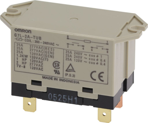 1351021. РЕЛЕ СИЛОВОЕ OMRON G7L-2 A-TUB