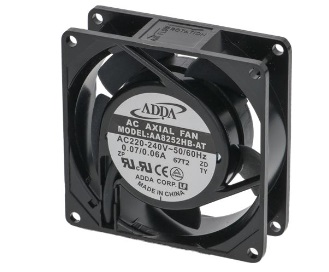 3540042. ВЕНТИЛЯТОР ОСЕВОЙ ADDA 80x80x25 mm