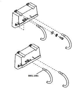 КАБЕЛЬ ЗАЖИГАНИЯ ПАРОГЕНЕРАТОРА 2000 ММ RATIONAL 8801.1081