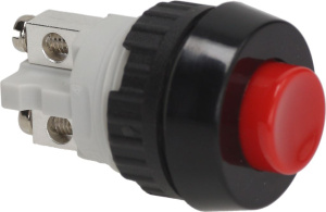 КРАСНАЯ ОДНОПОЛЮСНАЯ КНОПКА 0,7А 250В