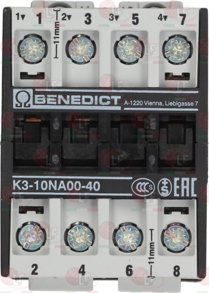 40C7622. КОНТАКТОР BENEDIKT/JAGER K3-10NA00-40
