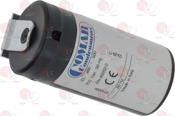 40D1498. CONDENSATORE µF 400/500 250V 50/60Hz