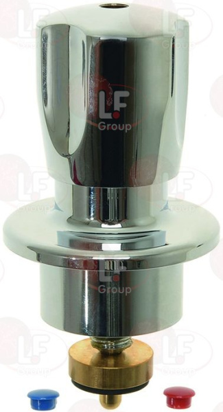 3358018. ГОЛОВКА КЛАПАНА С КРАСНОЙ/СИНЕЙ РУЧКОЙ