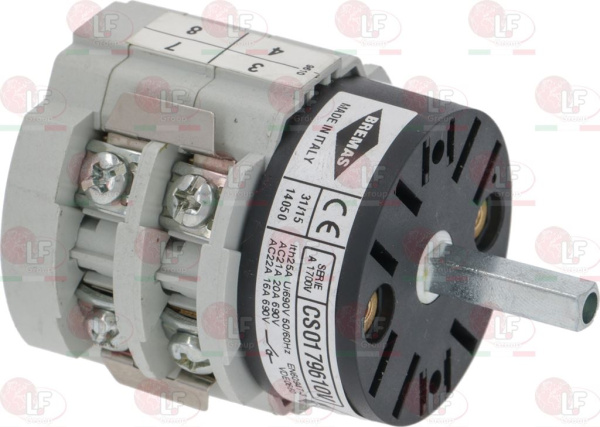 1057035. ПАКЕТНЫЙ ПЕРЕКЛЮЧАТЕЛЬ , ПОЗИЦИИ 0-2 16A 300V