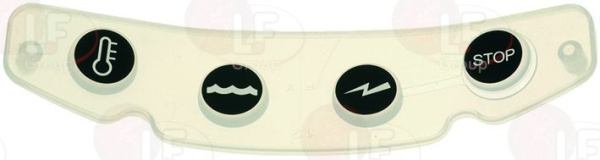 1319401. ПЕРЕГОРОДКА КНОПОЧНОЙ ПАНЕЛИ С 1 КНОПКОЙ