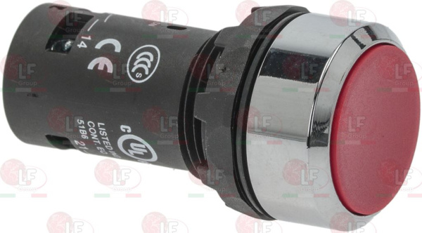 5022625. КРАСНАЯ НАЖИМНАЯ КНОПКА ОСТАНОВА 5 A 250 В