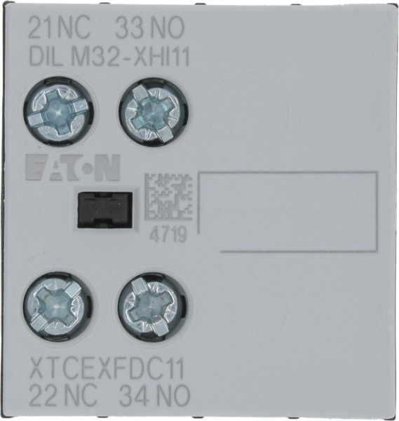 5139485. ВСПОМОГАТЕЛЬНЫЙ КОНТАКТОР EATON DILM32-XHI11 LAINOX LA65140730