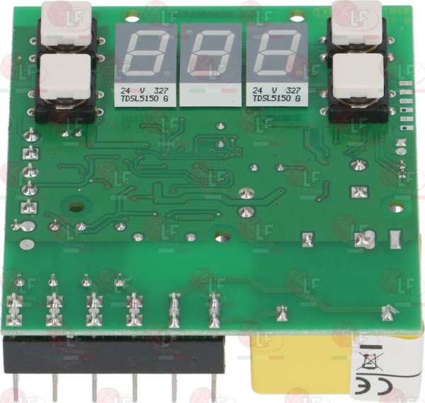 3390045. ПЛАТА 2-Х ПРОБНИКОВ ТЕРМО/ТАЙМЕР 80X90 ММ