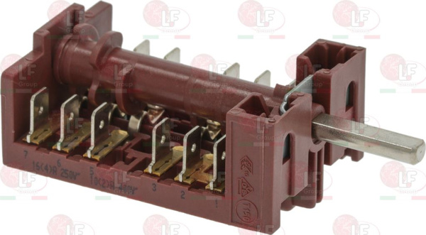3057136. ПЕРЕКЛЮЧАТЕЛЬ 0-6 ПОЗИЦИОННЫЙ ELECTROLUX PROFESSIONAL 002661