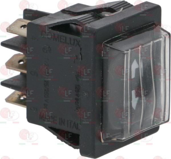 3319381. ОДНОПОЛЮСНАЯ ЧЕРНАЯ КНОПКА, 16А, 250В