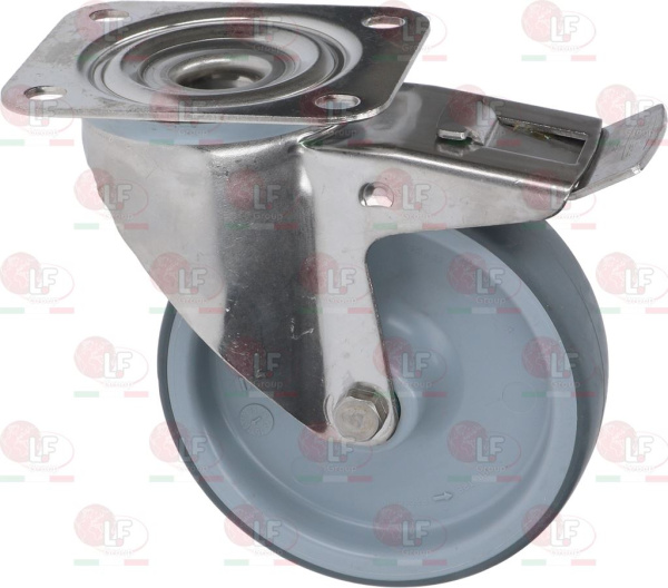 3738003. ДИСКОВОЕ ПОВОРОТНОЕ КОЛЕСО С ТОРМОЗОМ