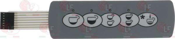 1319817. 5-КНОПОЧНАЯ МЕМБРАНА ЦВЕТНАЯ